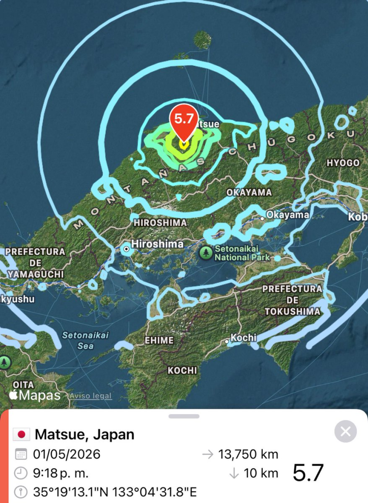 El Sismo En Japón De Magnitud 6.2 Sacudió El Oeste Del País Sin Alerta De Tsunami Ni Daños, Aunque Provocó Retrasos En Transporte Y Revisiones.