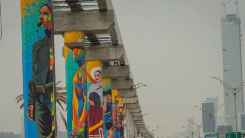 Derroche En Murales De La Línea 4  - Alcaldes Regios